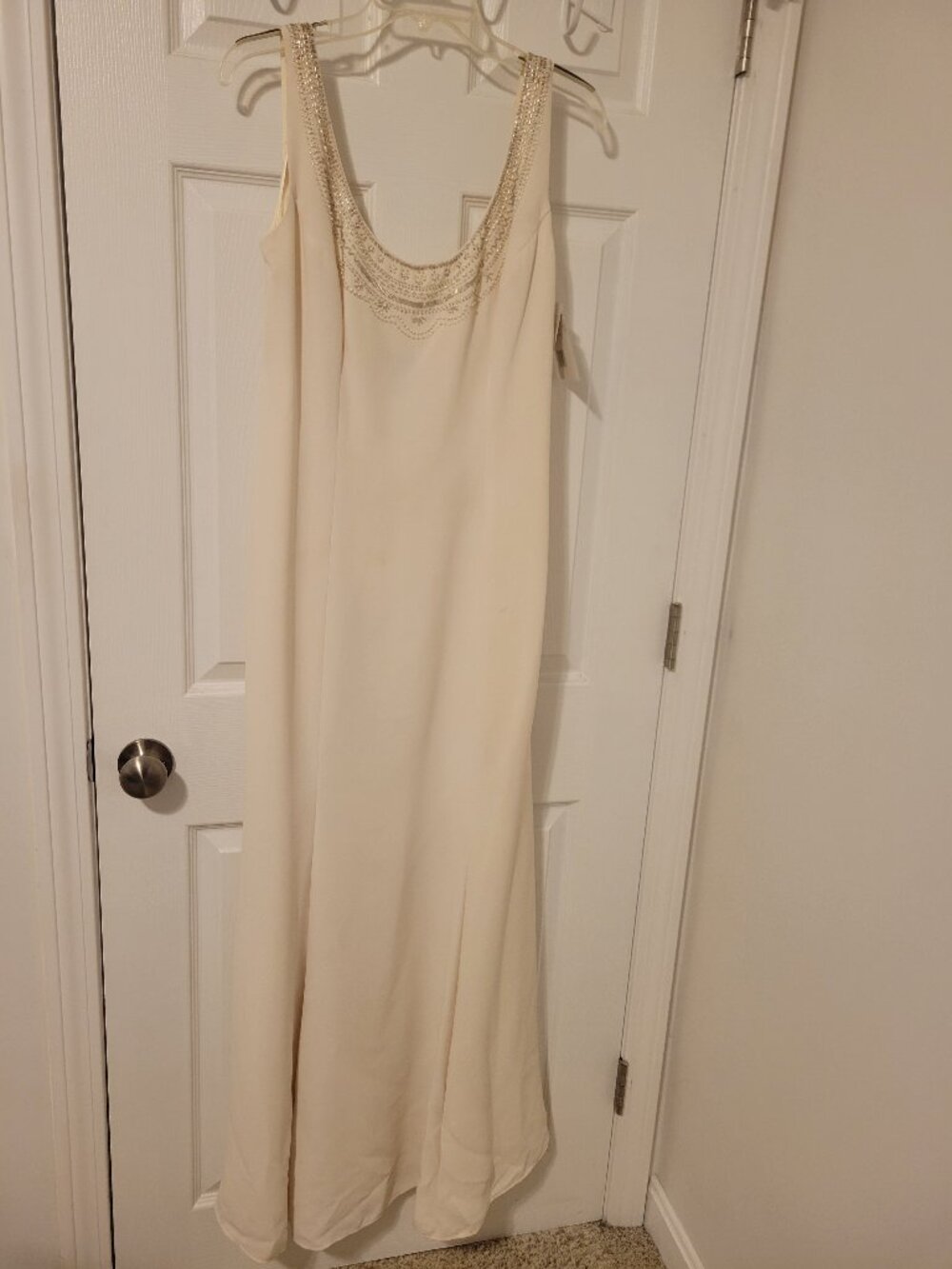 NWT Liz Claiborne Cream Minimalist Wedding Gown Carolyn Bessette 10